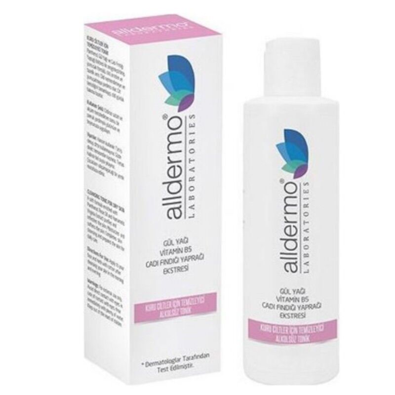 ALLDERMO KURU CİLTLER İÇİN TEMİZLEYİCİ ALKOLSÜZ TONİK 200 ML