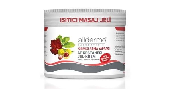 ALLDERMO AT KESTANESİ ISITICI JEL KREM 500 ML