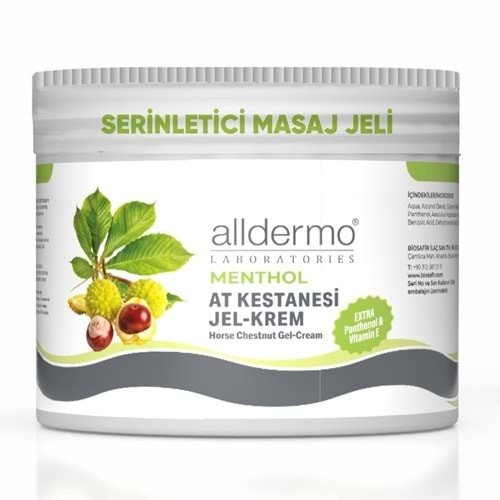 ALLDERMO AT KESTANESİ SERİNLETİCİ JEL KREM 500 ML