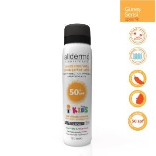 ALLDERMO GÜNEŞ KORUMA ÇOCUK SPREY SPF50 150 ML