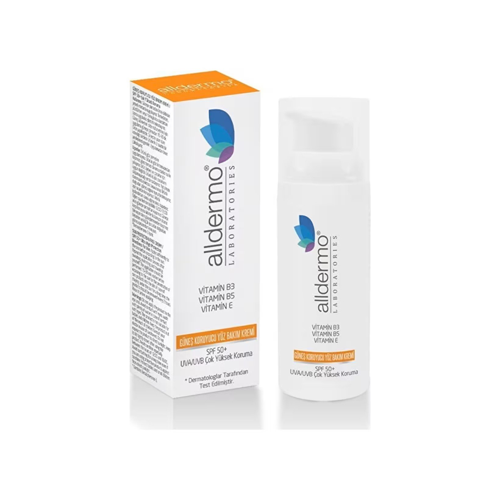 ALLDERMO GÜNEŞ KORUYUCU YÜZ BAKIM KREMİ SPF50+ 50 ML