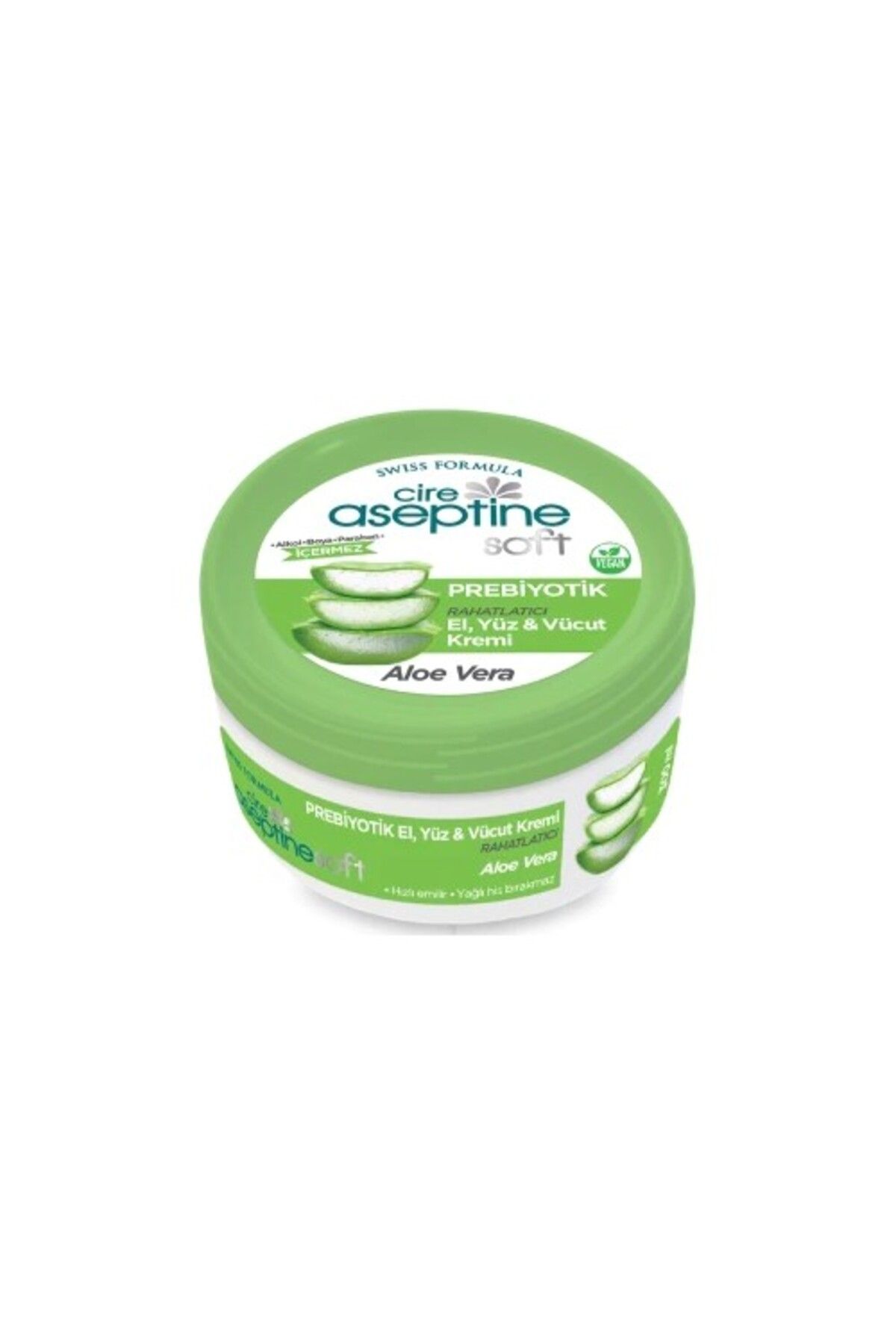 CİRE ASEPTİNE SOFT PREBİYOTİK ALOEVERA EL, YÜZ VE VÜCUT KREMİ 30 ML