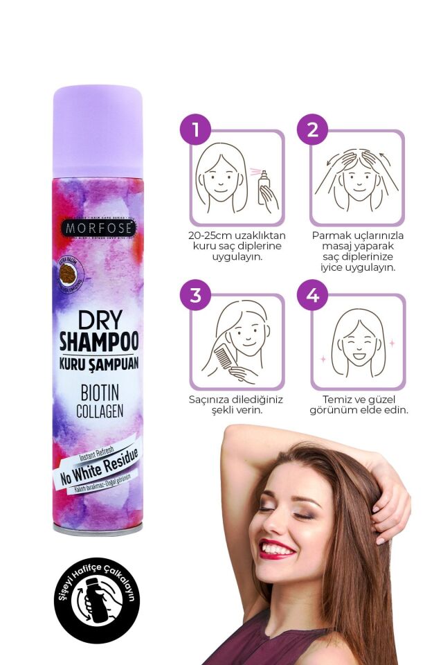 MORFOSE KURU ŞAMPUAN EKSTRA HACİM 200 ML