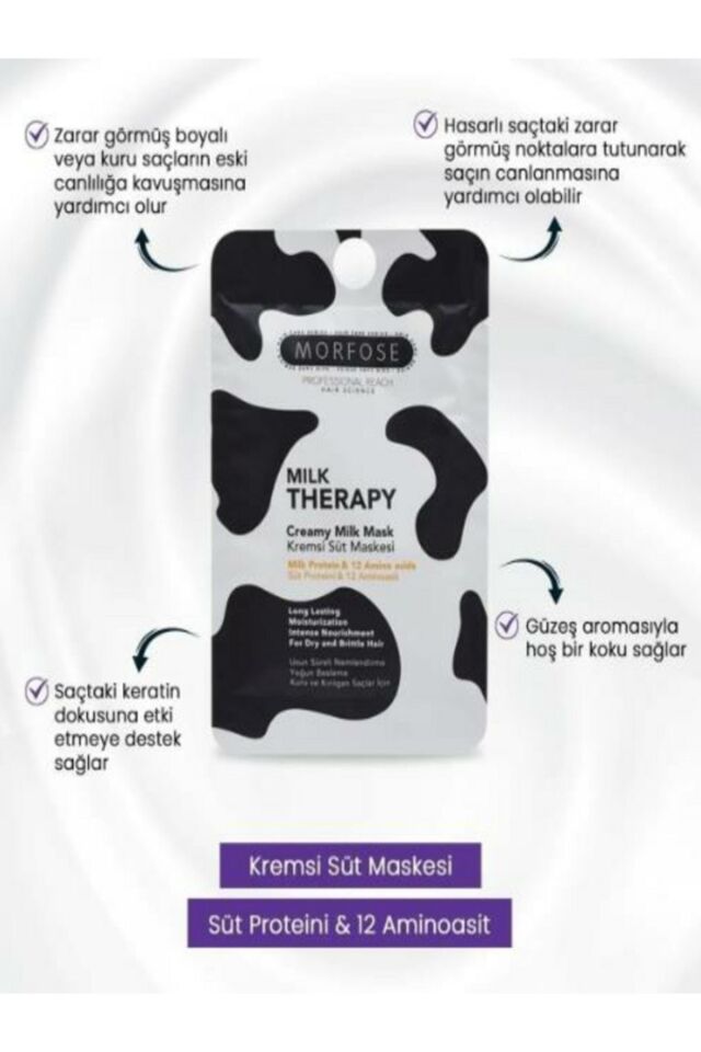 MORFOSE SAÇ MASKESİ MILK THERAPY 25 ML