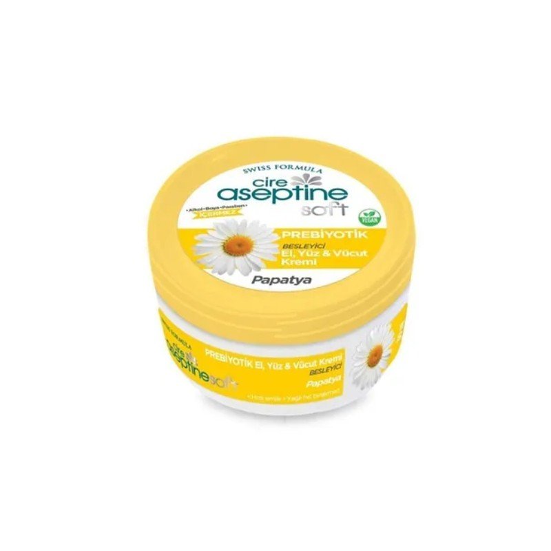 CİRE ASEPTİNE SOFT PREBİYOTİK PAPATYA EL, YÜZ VE VÜCUT KREMİ 30 ML