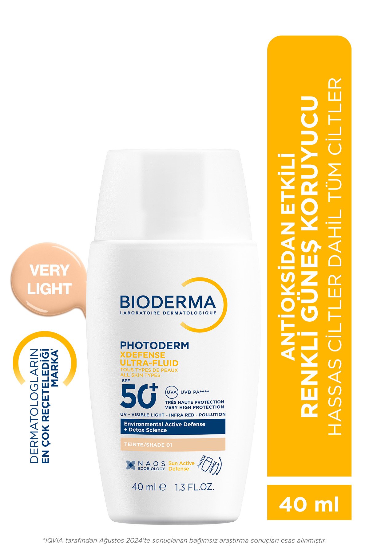 BİODERMA PHOTODERM XDEFENSE SPF50+ VERY LİGHT 40 ML