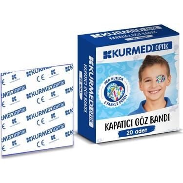 KURMED OPTİK ÇOCUK GÖZ PEDİ ERKEK 20 Lİ
