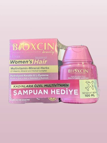 BİOXCIN WQMEN'S HAIR 30 TABLET+ŞAMPUAN HEDİYELİ