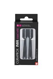 CURAPROX BLACK İS WHİTE TRAVEL FIRÇA YEDEK BAŞLIK 2Lİ