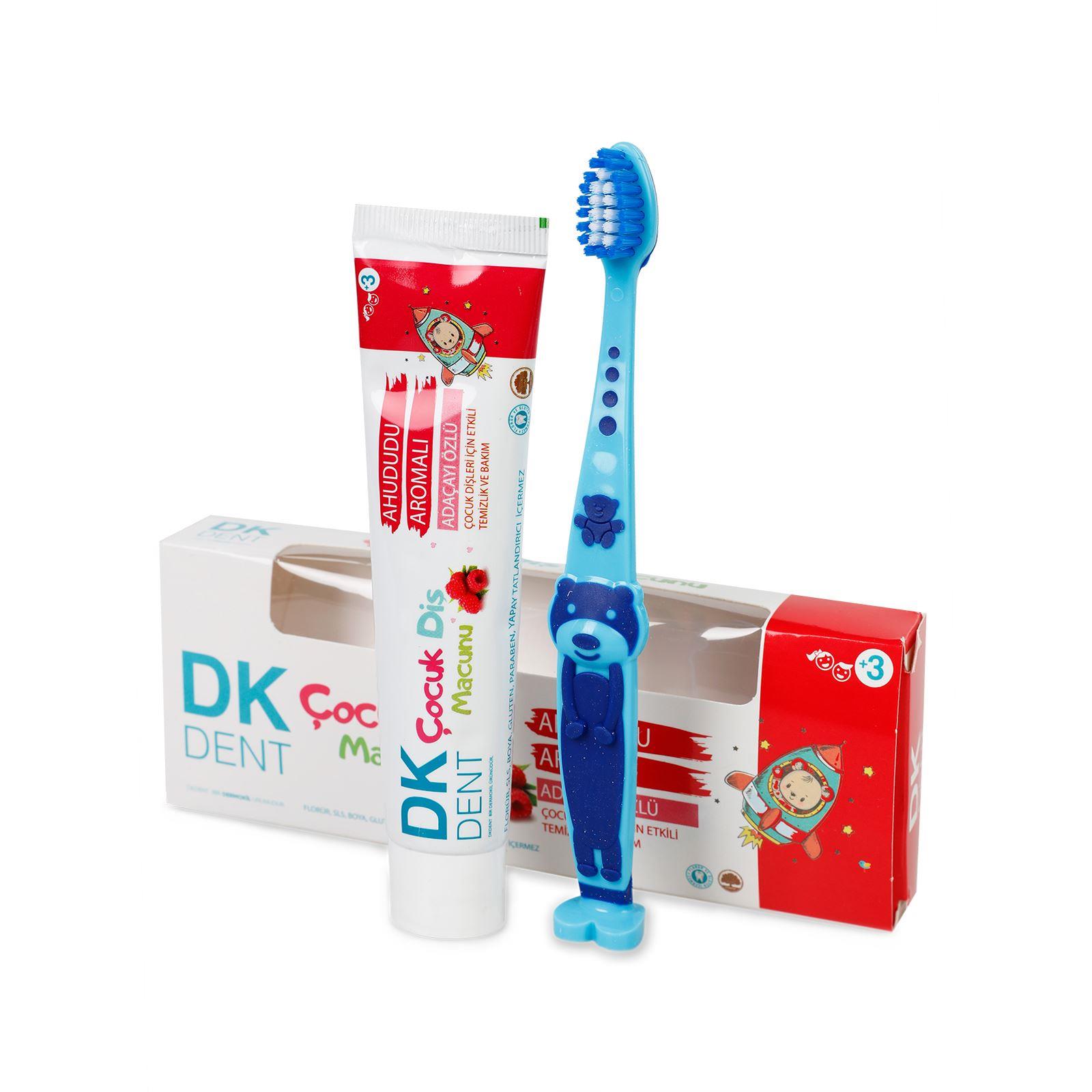 DK DENT DİŞ MACUNU ÇOCUK AHUDUDU 50ML+FIRÇA HEDİYELİ