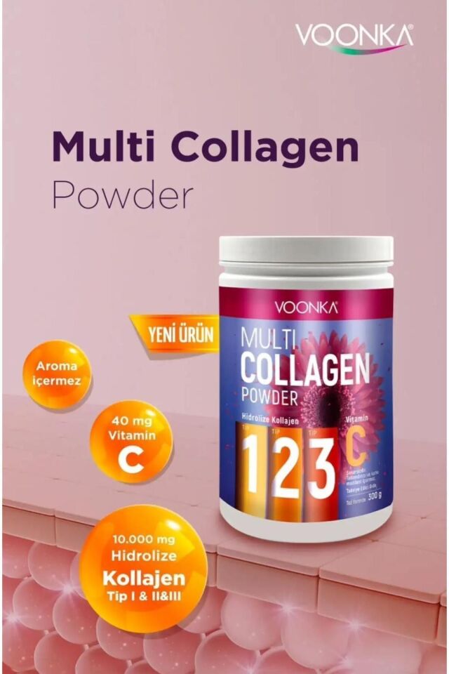 VOONKA MULTİ COLLAGEN POWDER 300 GR