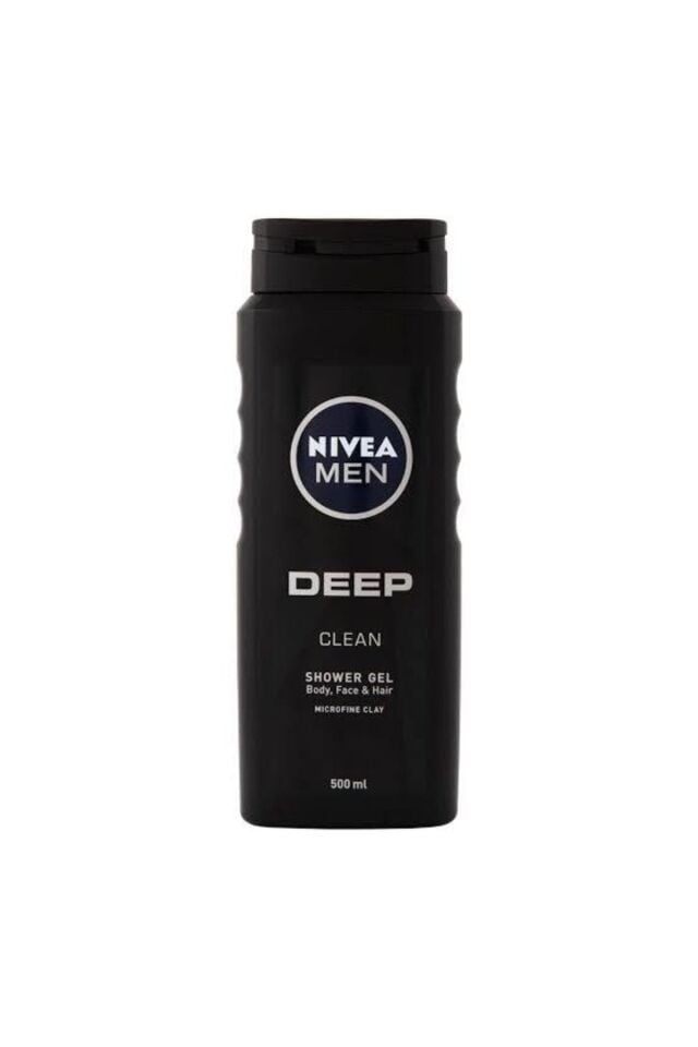 NİVEA MEN DEEP DİMENSİON 3 Ü 1 ARADA VÜCUT SAÇ VE YÜZ İÇİN PRATİK KULLANIM ERKEK DUŞ JELİ 500 ML