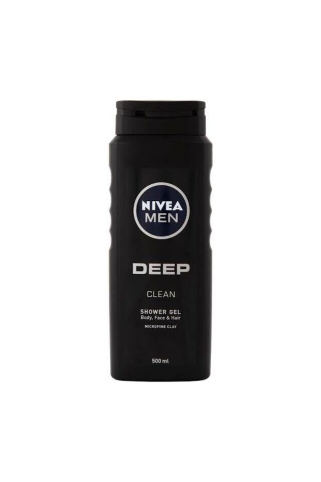 NİVEA MEN DEEP DİMENSİON 3 Ü 1 ARADA VÜCUT SAÇ VE YÜZ İÇİN PRATİK KULLANIM ERKEK DUŞ JELİ 500 ML