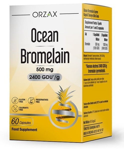 OCEAN BROMELIAN 500 MG 60 KAPSÜL