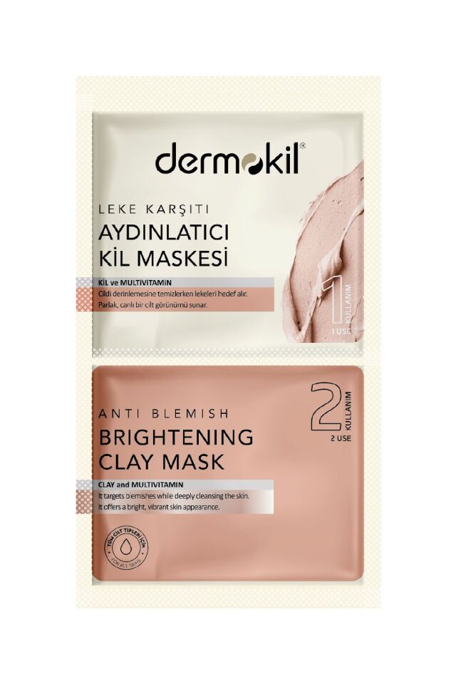 DERMOKİL LEKE KARŞITI AYDINLATICI MASKE 2 X 7.5 ML