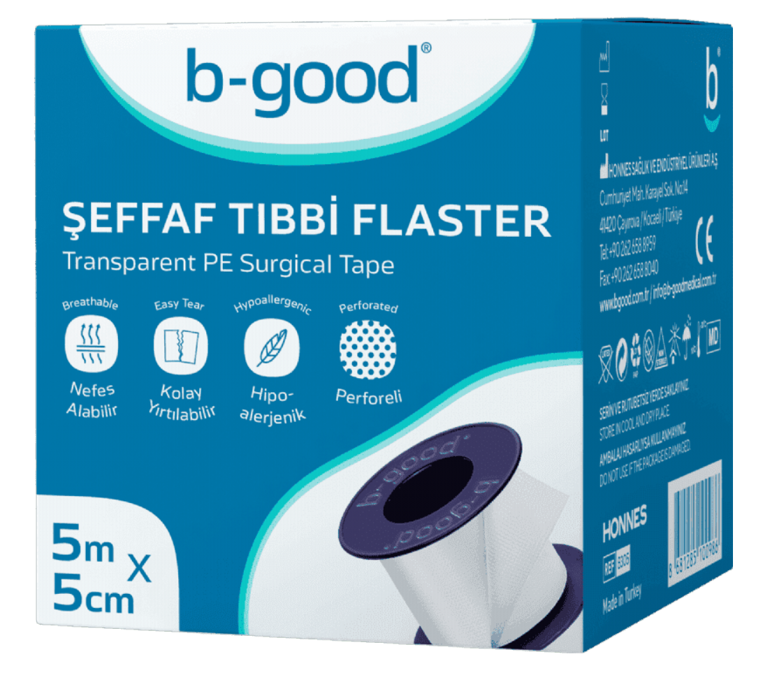 B-GOOD ŞEFFAF FLASTER 5 M X 2.5 CM