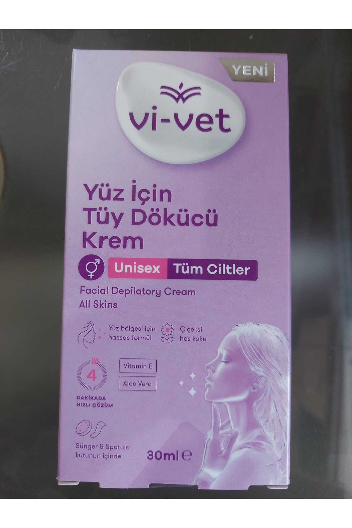 VI-VET YÜZ İÇİN TÜY DÖKÜCÜ KREM 30 ML