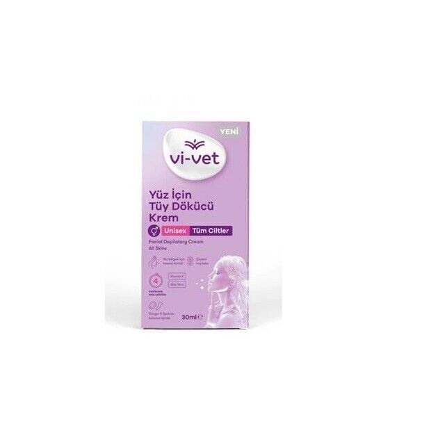 VI-VET YÜZ İÇİN TÜY DÖKÜCÜ KREM 30 ML