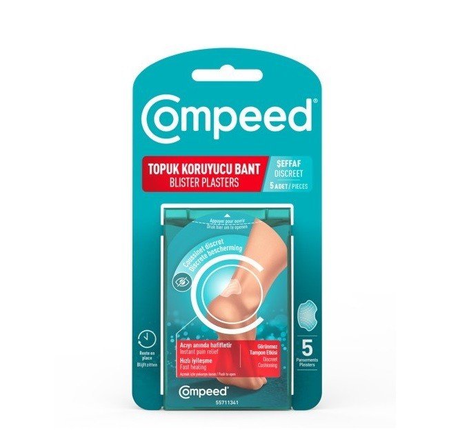 COMPEED TOPUK KORUYUCU BANT ŞEFFAF 5'Lİ