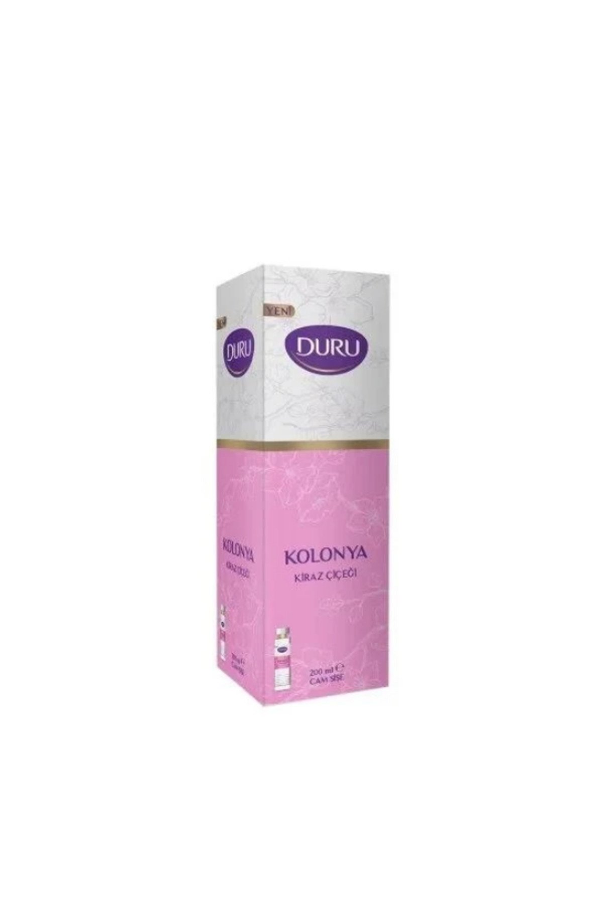 DURU KİRAZ ÇİÇEĞİ KOLONYA CAM ŞİŞE 200 ML