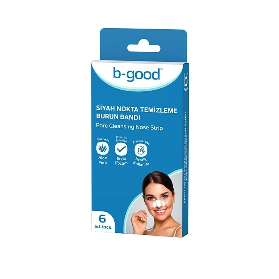 B-GOOD SİYAH NOKTA TEMİZLEME BURUN BANDI 6'LI