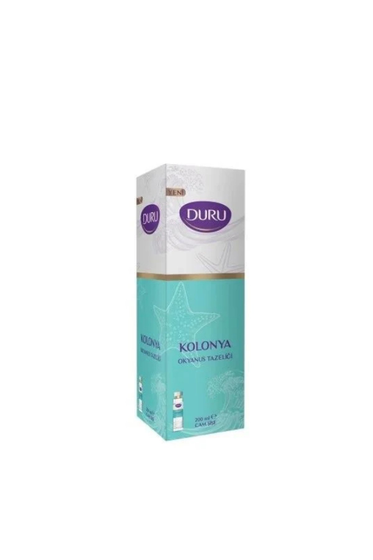 DURU OKYANUS ÇİÇEĞİ KOLONYA CAM ŞİŞE 200 ML