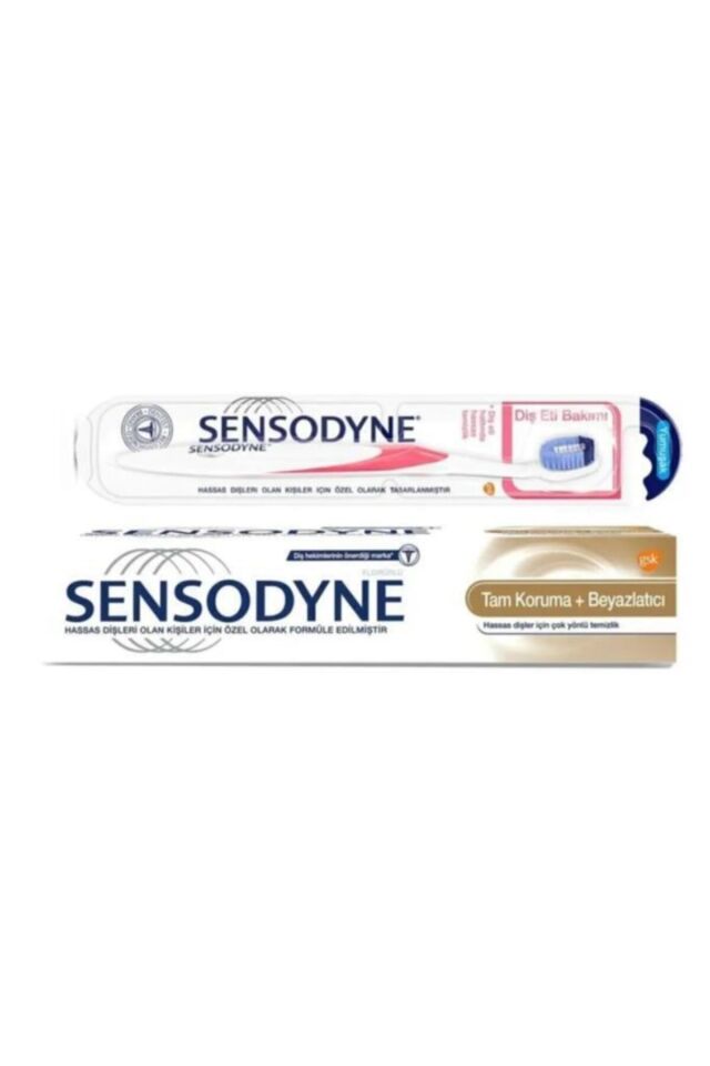 SENSODYNE DİŞ MACUNU TAM KORUMA 75 ML + DİŞ FIRÇASI YUMUŞAK