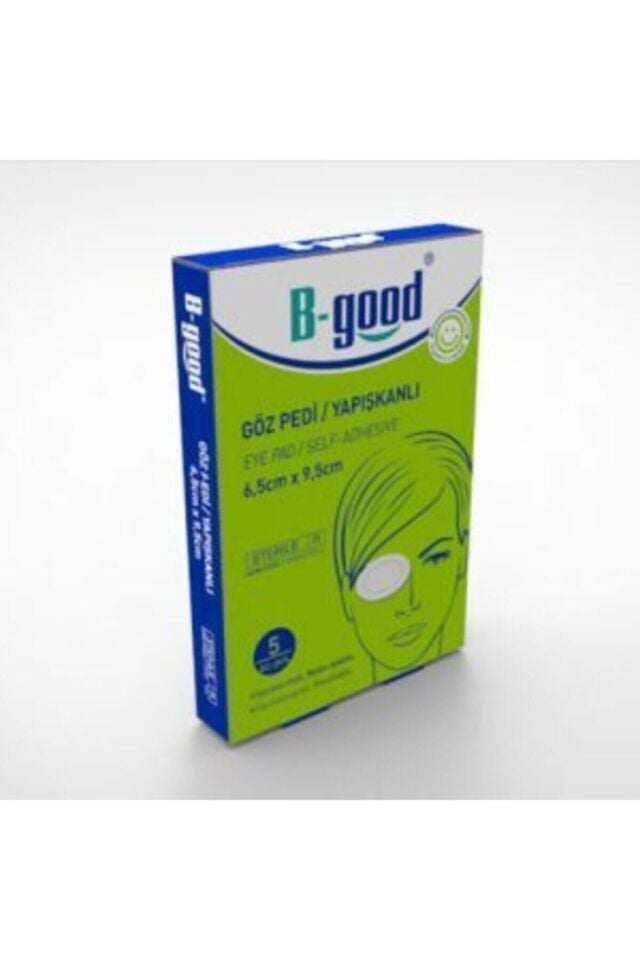B-GOOD STERİL GÖZ PEDİ YAPIŞKANLI 6,5X9,5 CM 5'Lİ