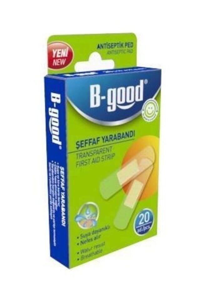 B-GOOD ŞEFFAF YARA BANDI 20'Lİ