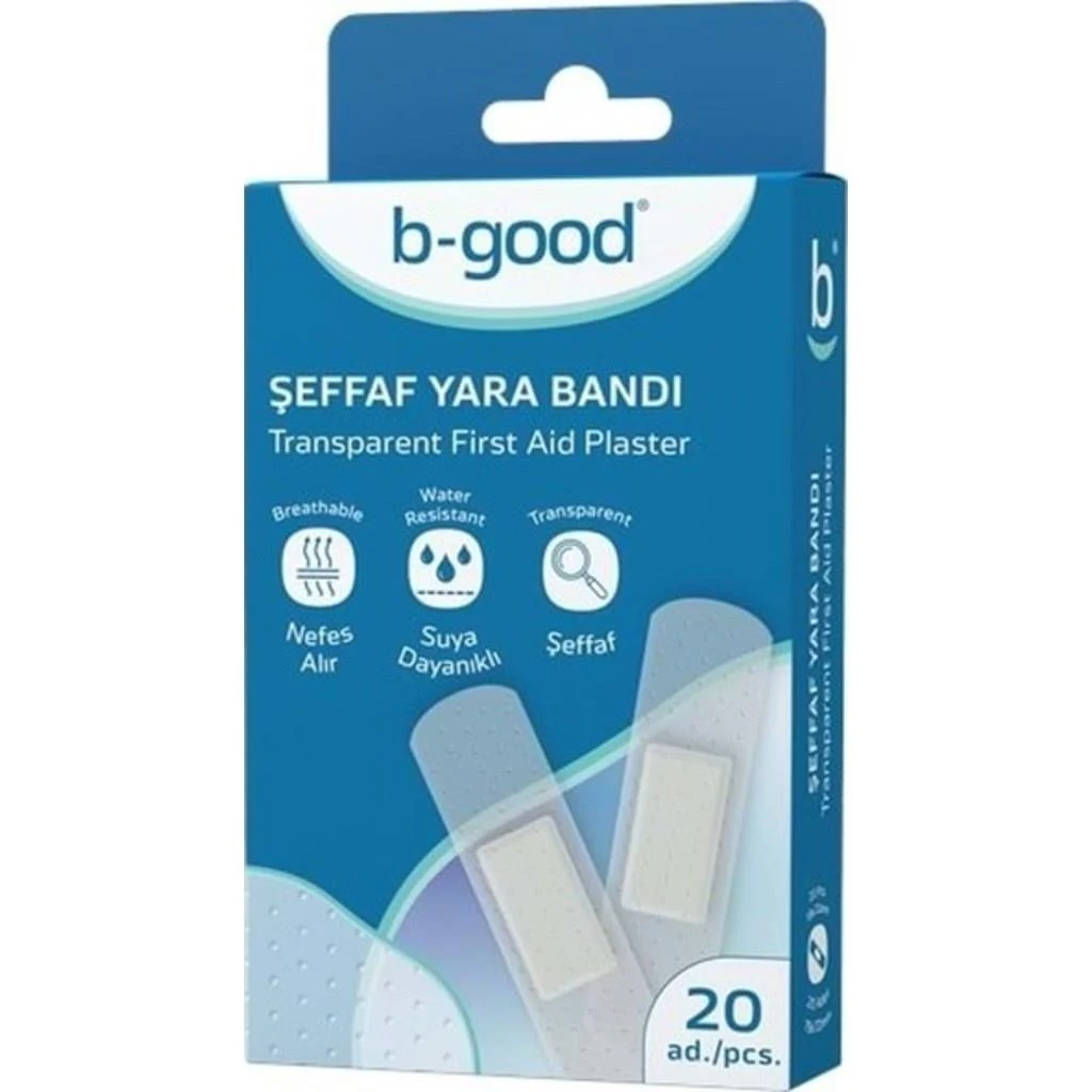 B-GOOD ŞEFFAF YARA BANDI 20'Lİ