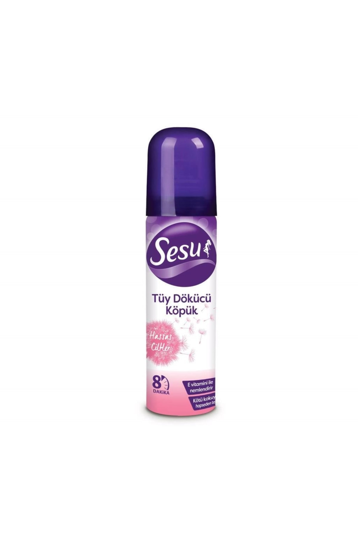 SESU TÜY DÖKÜCÜ KREM SPREY HASSAS CİLTLER 150 ML