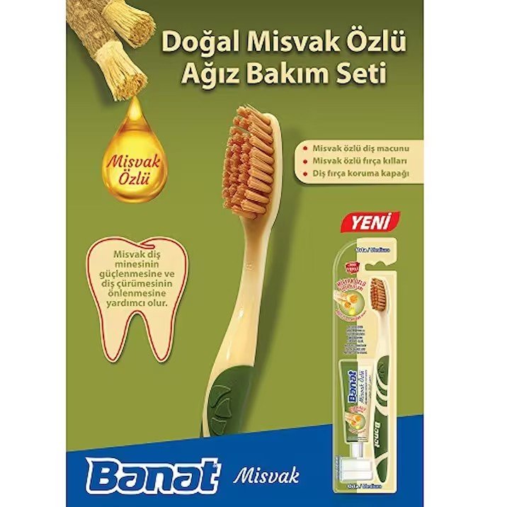 BANAT MİSVAK AĞIZ BAKIM SETİ ORTA
