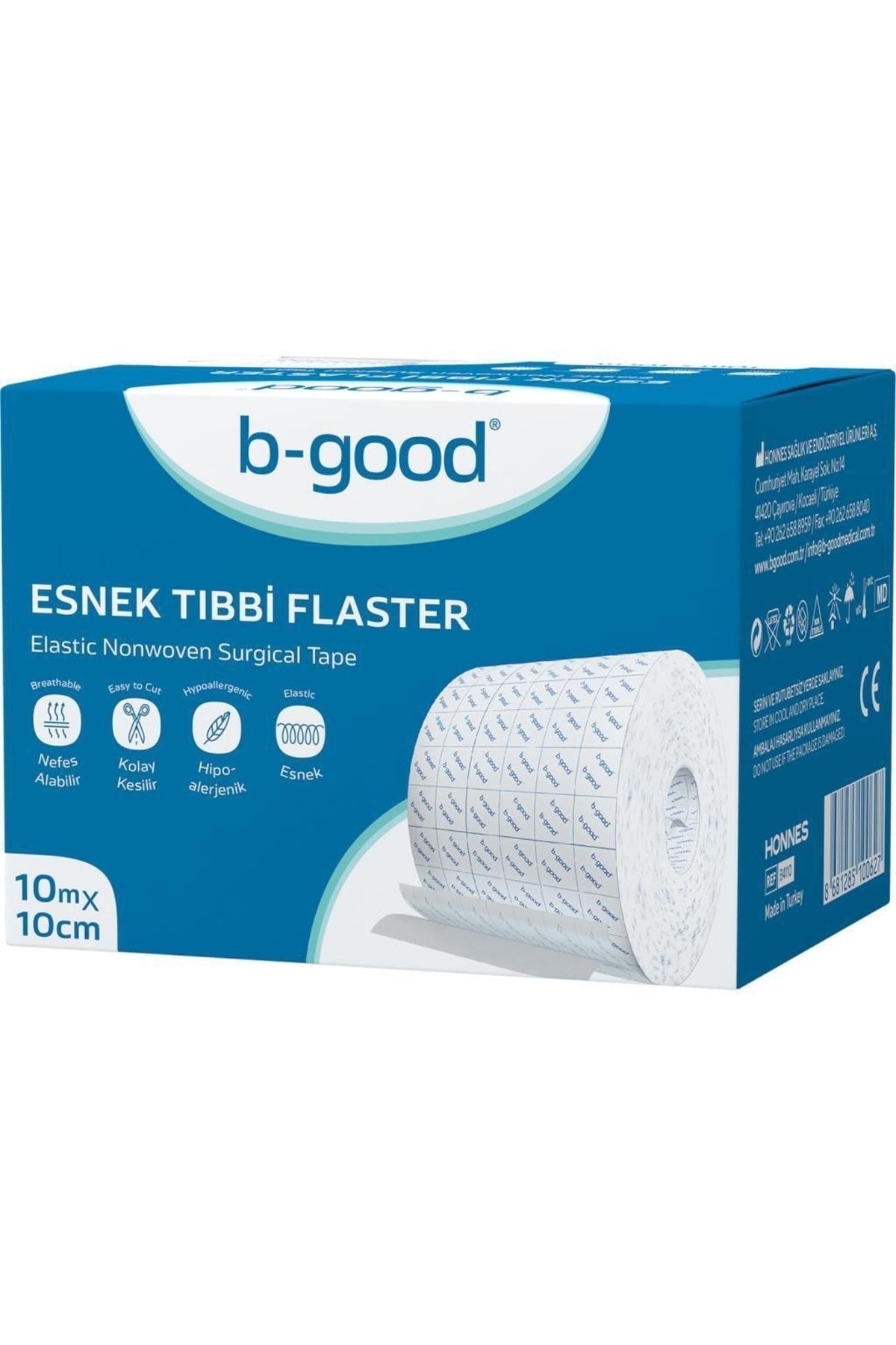 B-GOOD ESNEK TIBBİ FLASTER 10 M X 10 CM