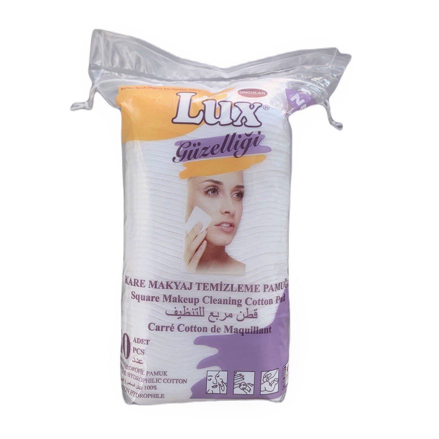LUX KARE TEMİZLEME PAMUĞU 40'LI