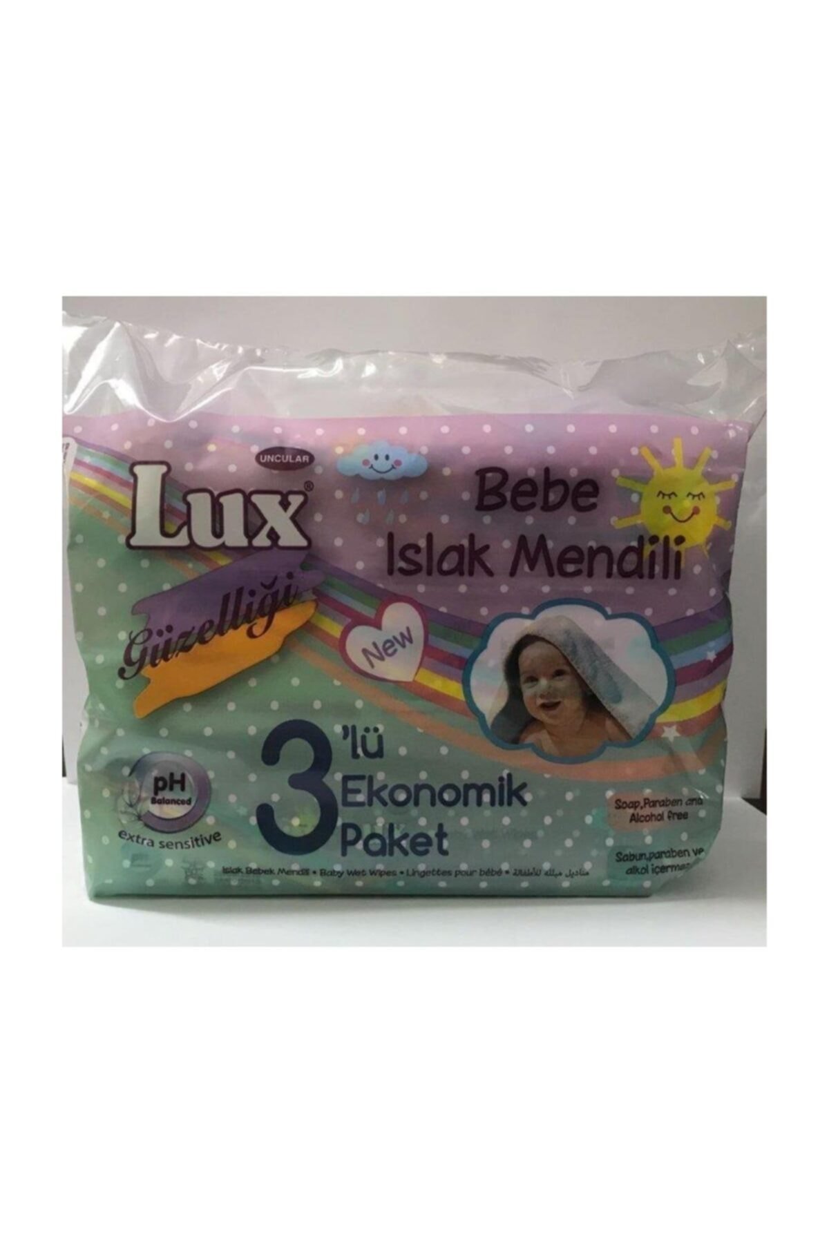 LUX BEBEK ISLAK MENDİL 56 YAPRAK - 3 ADET