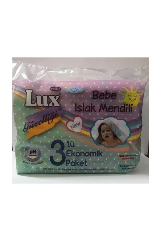 LUX BEBEK ISLAK MENDİL 56 YAPRAK - 3 ADET
