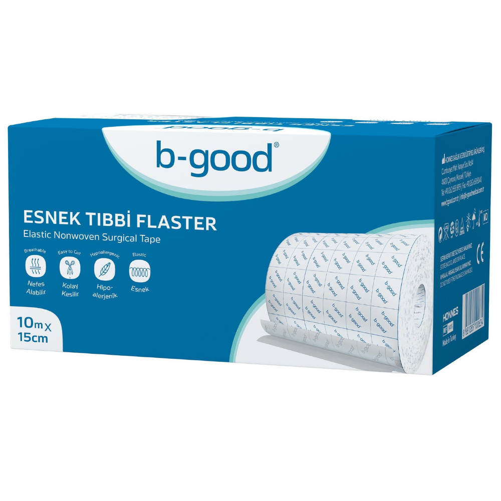 B-GOOD ESNEK TIBBİ FLASTER 10 M X 15 CM