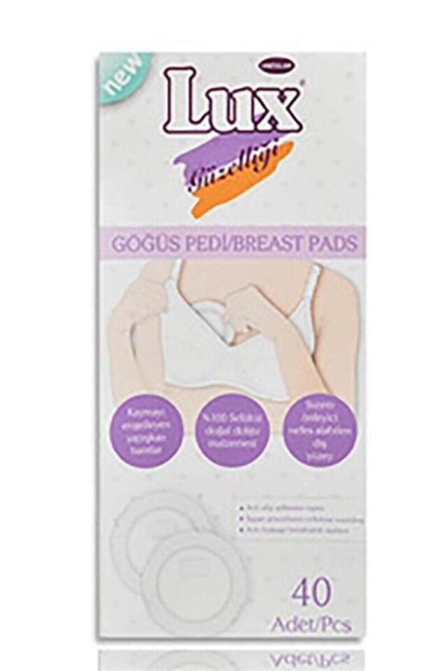 LUX GÖĞÜS PEDİ 40'LI