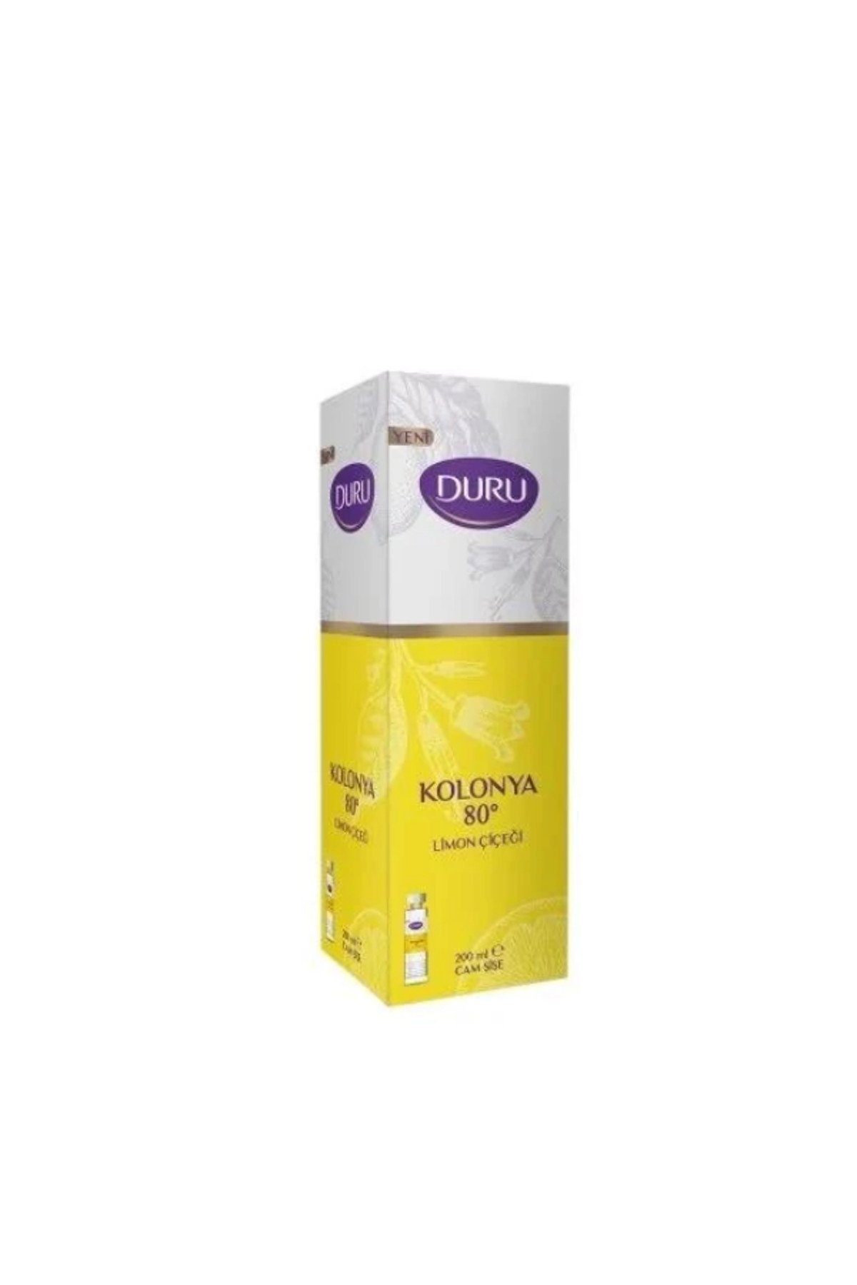 DURU LİMON KOLONYA CAM ŞİŞE 200 ML