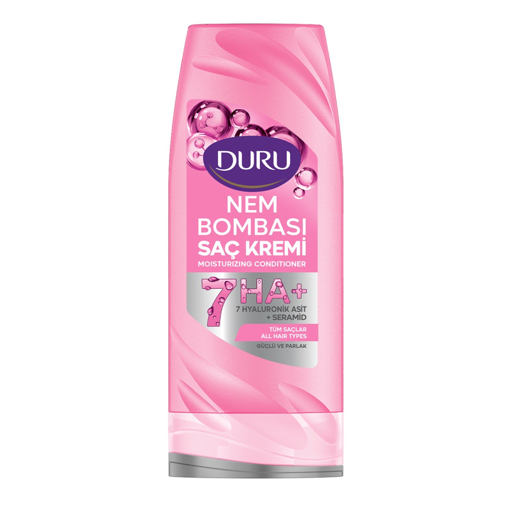 DURU NEM BOMBASI SAÇ KREMİ TÜM SAÇLAR GÜÇLÜ VE PARLAK 385 ML