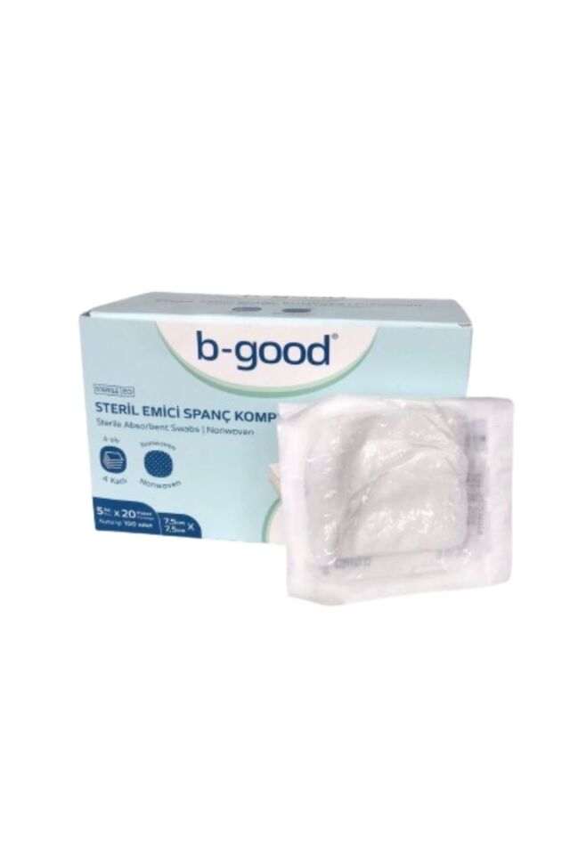 B-GOOD NONWOVEN GAZ KOMPRES 7,5 X 7,5 CM 100'LÜ