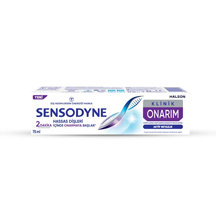 SENSODYNE DIS MACUNU KLINIK ONARIM AKTIF BEYAZLIK 75 ML