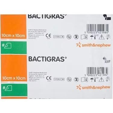 BACTİRİGAS YARA ÖRTÜSÜ 10CMX10CM   (1ADET)