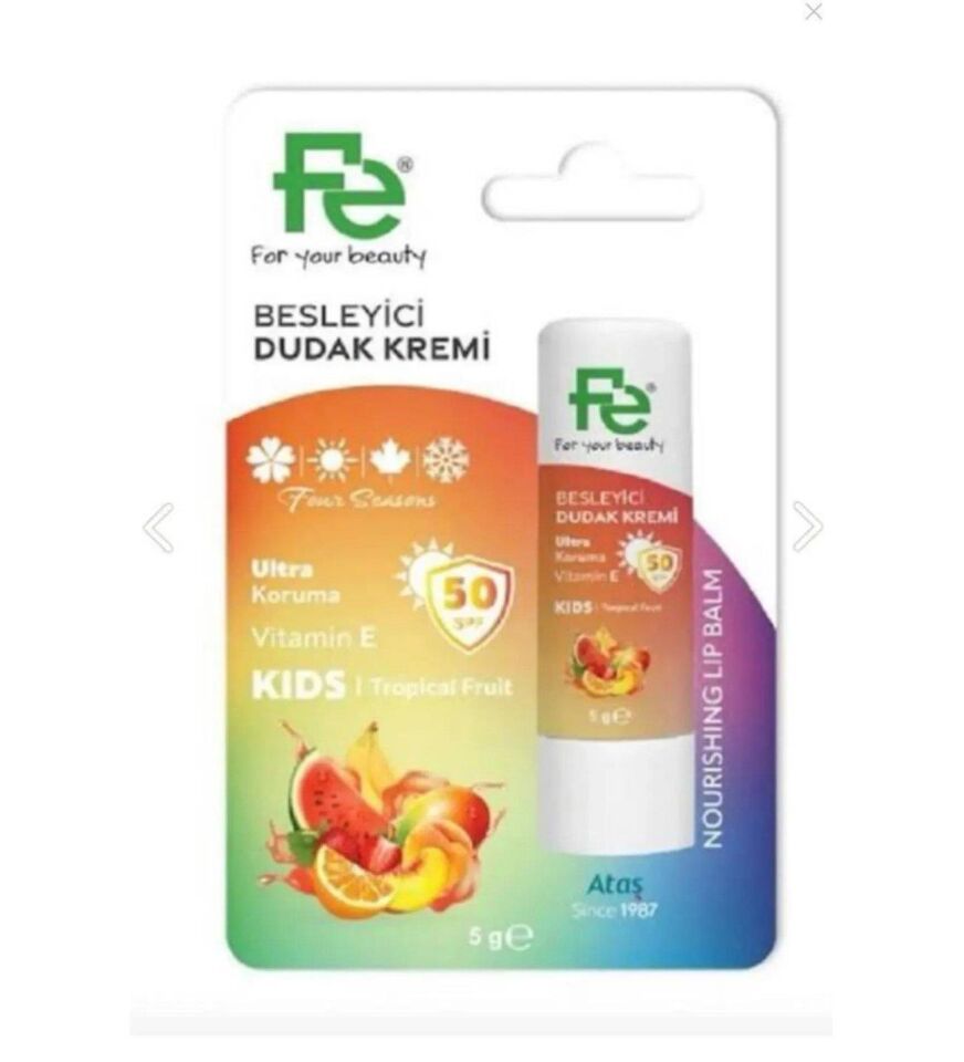FE LİP BALM KİDS MEYVELİ SPF50 5 GR