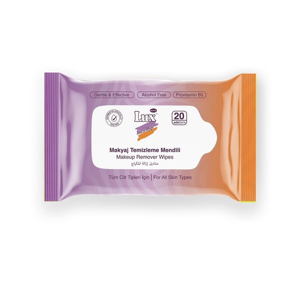 LUX MAKYAJ TEMİZLEME MENDİLİ 20'Lİ