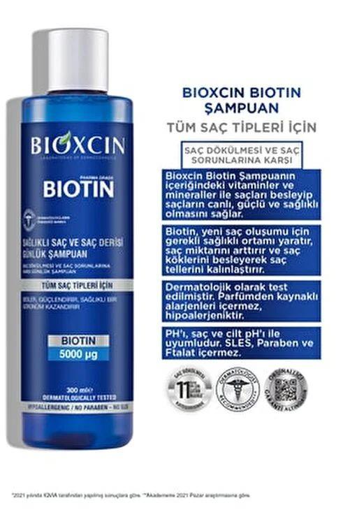 BIOXCIN ŞAMPUAN GÜNLÜK BİOTİN 300 ML