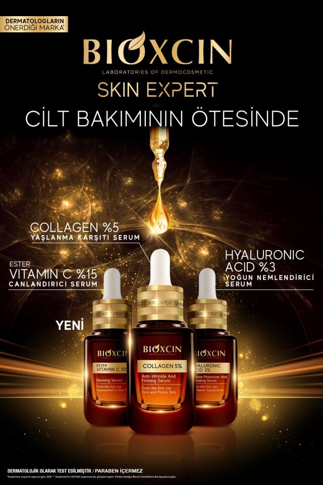 BİOXCİN HYALURONİC ACİD %3 YOĞUN NEMLENDİRİCİ DOLGUNLAŞTIRICI SERUM 30 ML