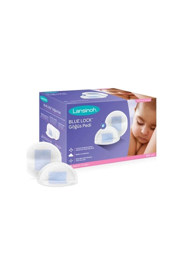 LANSİNOH BLUE LOCK GÖĞÜS PEDİ 100 ADET
