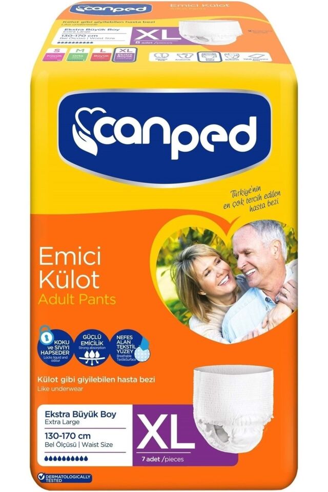 CANPED EMİCİ KÜLOT EXTRA LARGE 7 ADET
