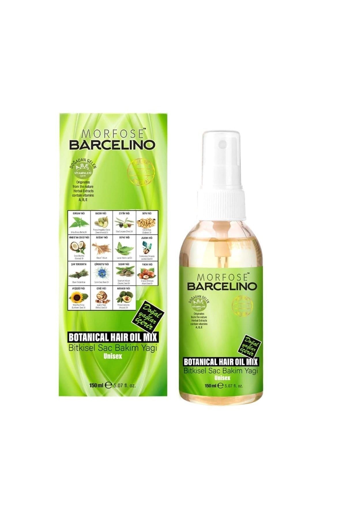 MORFOSE BARCELINO SAÇ YAĞI 150 ML